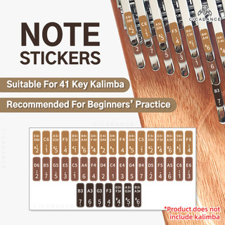  Seeds Sticker Đàn Kalimba 41 phím dán nốt cho đàn kalimba 