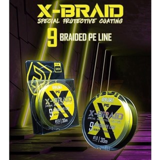 Dây dù câu cá RYUKI PE 9X Braid - Dây PE cao cấp siêu mịn, chịu tải cao