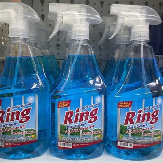 Nước lau kính/ nước lau bếp ring chai 800ml