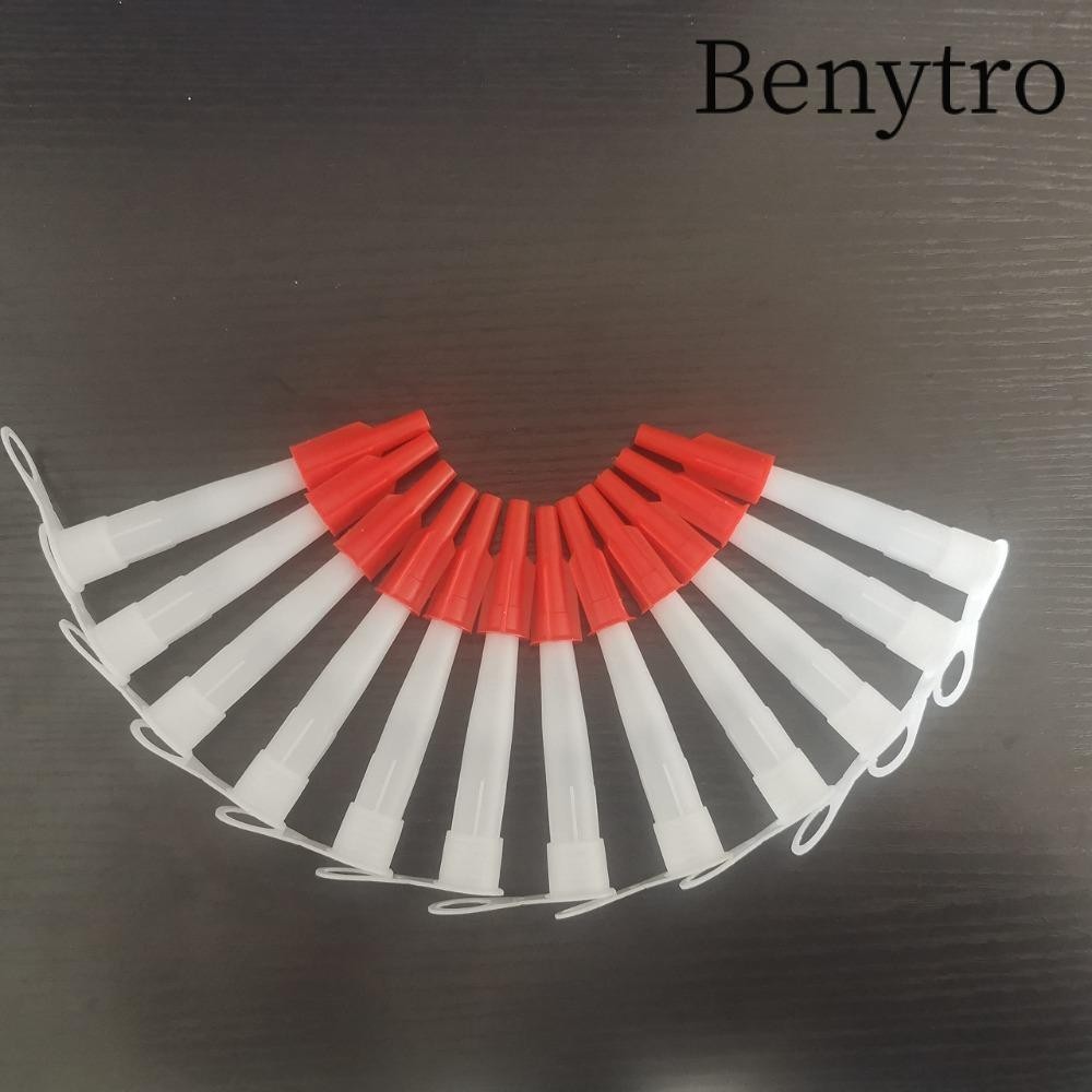 Benytro 12 Ống Có Nắp, Đầu Chuyển Đổi Cong Bằng Nhựa 4.65 * 0.67 Inch, Đầu Chuyển Đổi Cong Mềm Mại Và Cứng Màu Đỏ Mục Đích Kép