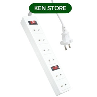[CHÍNH HÃNG] Ổ cắm Điện Quang 6 lỗ dây 2M/5M KEN STORE