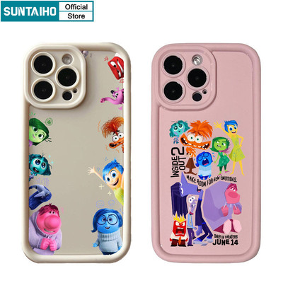 Suntaiho Vỏ Ngộ nghĩnh Hoạt Hình Động Vật Họa Tiết Cặp Đôi Ốp lưng Cho Iphone 16 15 14 12 13 11 Pro Max IP 7 8 Plus Iphon X Xs XR Xs Max Silicone Mềm Cao Cấp Chống Sốc Ốp Lưng