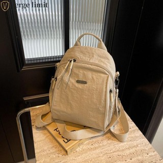 Ba lô Nylon thể thao VERGE LIMIT, Túi đeo vai màu trơn nhỏ, Túi xách ngọt ngào PU phong cách Hàn Quốc Ba lô cổ điển cho bé gái
