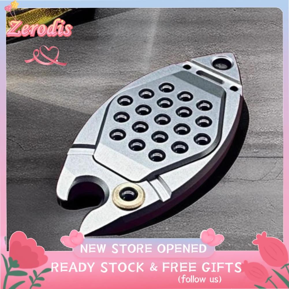 Zerodis Hình dạng cá Fingerertip Gyroscope Aluminium Alloy Toy đồ chơi cho văn phòng du lịch
