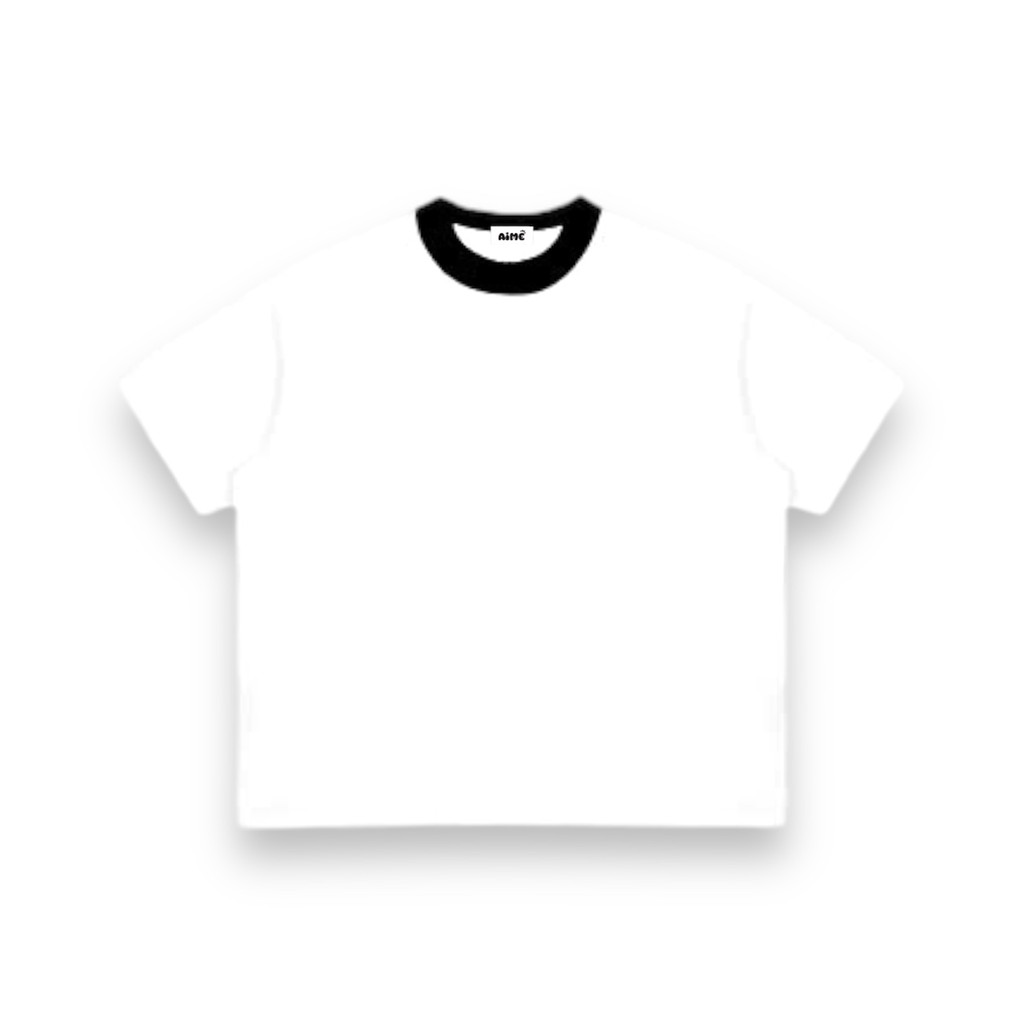 Áo Thun Trơn Boxy Local Brand AIMÉ Basic Cotton Form Rộng Cổ Tròn Unisex Nam Nữ | BigBuy360 - bigbuy360.vn