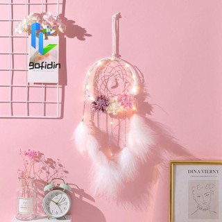 GOFIDIN Feather Dream Catcher, Treo Dreamcatcher sáng tạo, Chuông gió Đồ trang trí Chuông thủ công Lông vũ Chuông gió Cô gái