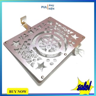 Che két nước Exciter 150 logo chữ lưới nhôm làm đẹp xe bảo vệ két nước Ex 150