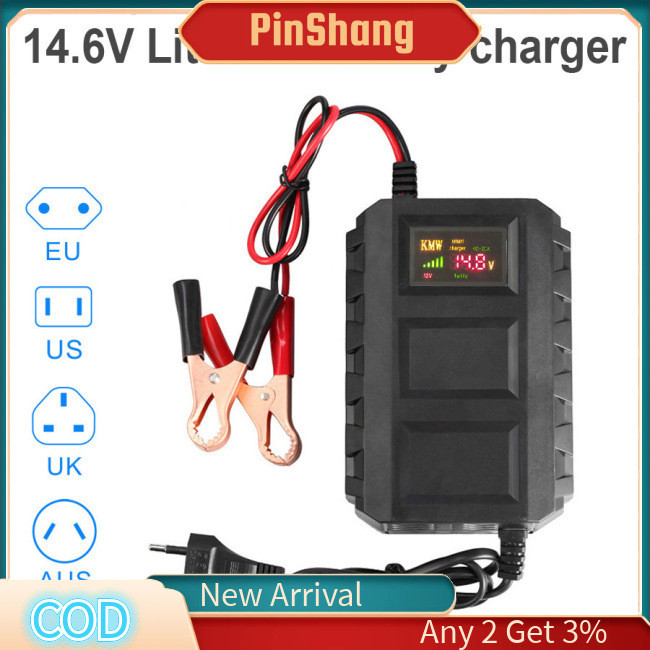 Pinshang 12v 14.6v Sạc Pin Lithium Lifepo4 12.8v Lithium Iron Phosphate Pin Sạc 20-100ah Sạc