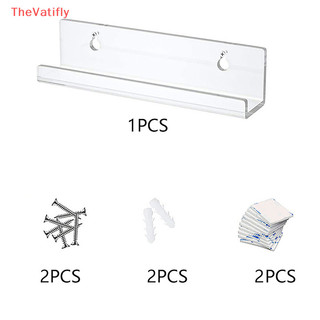 [Thevatifly] Kệ ghi âm Vinyl trong suốt Giá đỡ treo tường Album Acrylic Giá đỡ ghi âm Hiển thị LP hàng ngày của bạn để trang trí nội thất HOT