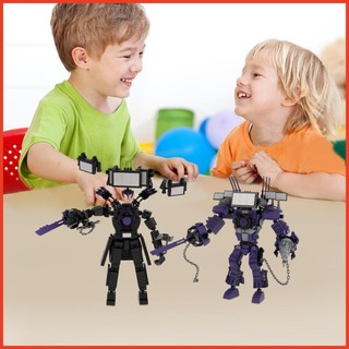 Skibidi Toilet Man Monitor Titan TV Man Toy The Third Generation Titan TV Man Máy khoan điện Man Building greiwevn