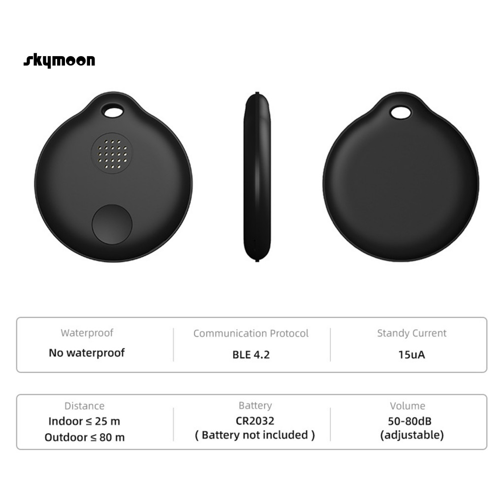 Skym * Thiết bị chống thất lạc Âm thanh lớn Chia sẻ gia đình Ứng dụng Điều khiển vị trí Thiết kế ghi âm Đa năng Tìm kiếm vật phẩm ABS Chìa khóa thông minh tương thích Bluetooth Theo dõi ví điện thoại cho du lịch