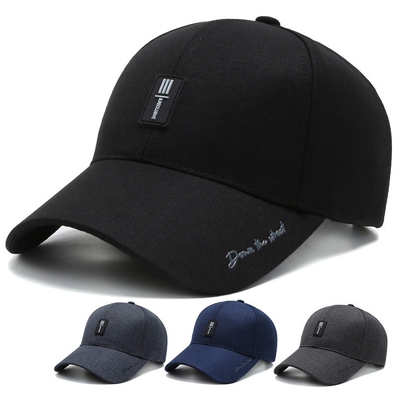 Mũ bóng chày cổ điển chất lượng cao snapback mũ golf trẻ trung ba nhãn da dọc mũ snapback
