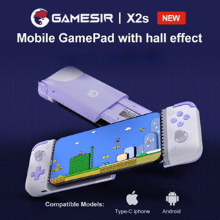 Gamesir X2s Type C Tay cầm chơi game Bộ điều khiển điện thoại di động có hiệu ứng Hall Stick Trigger cho điện thoại di động IOS