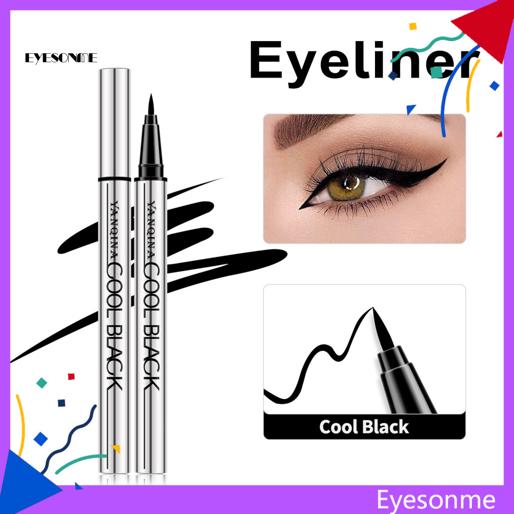 Mắt Fine Tip Liquid Eyeliner Bút kẻ mắt dạng lỏng chống nhòe Bút kẻ mắt màu đen không thấm nước Lâu trôi mồ hôi Chống nước Bút kẻ mắt Fine Nib cho đường dây Cung cấp vẻ đẹp cho phụ nữ