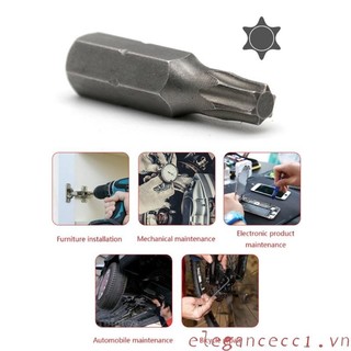 Ele 25mm torx vít bit từ t25 hex shank điện vít driver bit