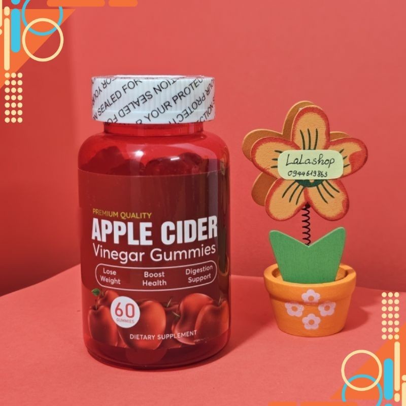 Kẹo Dẻo Giấm Táo ENVY Apple Cider Giảm Cân Giúp Đẹp Dáng Sáng Da