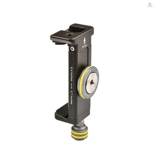 Giá đỡ điện thoại thông minh Andoer Kẹp chân máy gắn với tiêu chuẩn Arca Swiss Mount Triple 1 / 4 inch Giá đỡ giày lạnh cho điện thoại Video Micro gắn đèn LED
