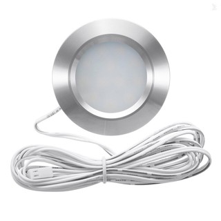 Đèn trần âm trần 12LED RV Thuyền âm trần 12V Đèn Led hình tròn Đèn cắm trại siêu mỏng Chiếu sáng nội thất Đèn Downlight nhỏ có cáp