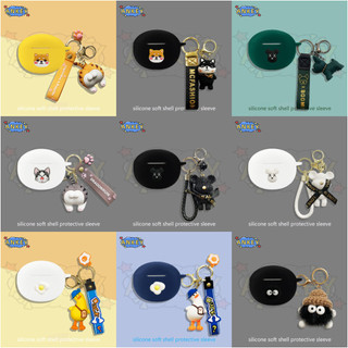 Case For Redmi Buds 5 Pro Earbuds Earphone Silicone Case Cartoon Duck Earbuds Waterproof Shockproof Soft Protective Headphone Cover Headset Skin with Hook