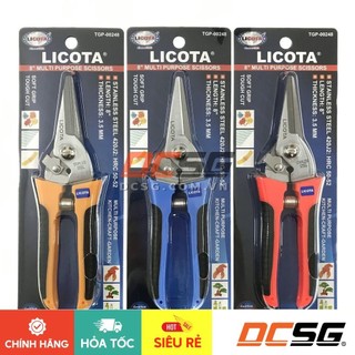 Kéo cắt cành mỏ nhọn thép không gỉ 200mm licota tgp-00248 | dcsg