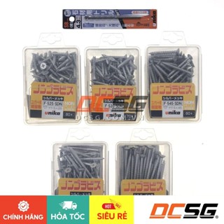 Ốc vít bắt tường, bê tông Unika M5 đầu bằng kèm mũi khoan mồi SB4.3mm