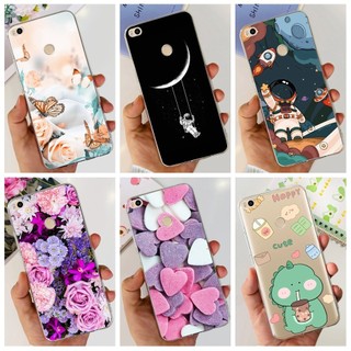 Dành Cho Xiaomi Mi Max 2 Ốp Lưng 6.44 inch Silicon Mềm Đáng Yêu Phi Hành Gia Khủng Long Trong Suốt Vỏ Điện Thoại Xiomi Mi Max2 MiMax2