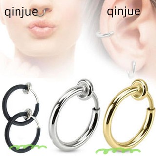 Bông tai dạng khuyên kẹp 3 màu cho cả nam và nữ