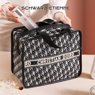 Schwarz ETIENNE Túi vệ sinh di động phong cách mới, túi lưu trữ di động dung tích lớn, unisex
