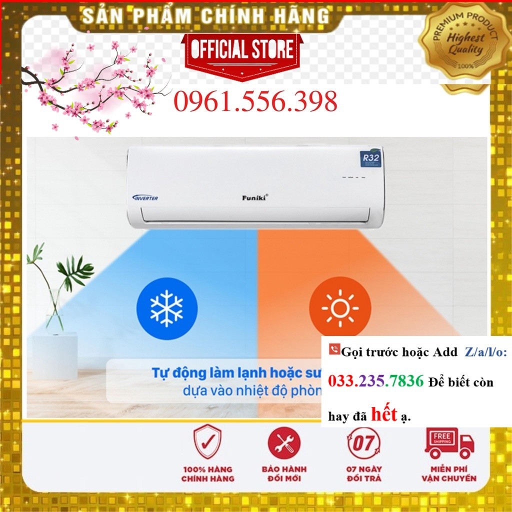 <Sale> Điều hòa Funiki 12000BTU 2 chiều inverter HIH12TMU, mới 100%, hàng chính hãng