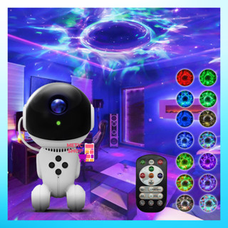 Đèn Led ROBOT Chiếu Thiên Hà Bầu Trời Sao Kèm Lỗ Đen Mới 2024, Đèn Ngủ Phi Hành Gia Mới (METIC SHOP)