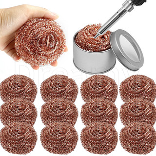 Máy làm sạch miệng đầu sắt hàn điện - Dụng cụ làm sạch dây đồng - Hộp lọc lưới dây kim loại - Di động có thể tái sử dụng bền - Máy làm sạch đầu hàn