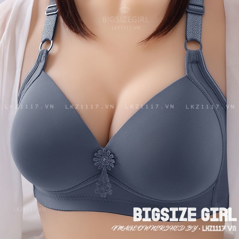 Áo lót không gọng Áo ngực nữ Bigsize Áo bra nữ trung niên nâng ngực mỏng 50kg 100kg