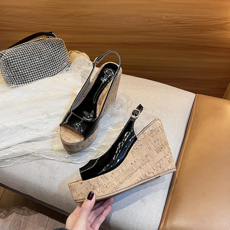 Sandal Cao Gót 10cm Thiết Kế Mới Quyến Rũ Thời Trang Dành Cho Nữ
