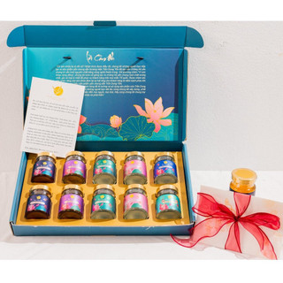 Hộp quà Yến Chưng Mix Vị Bồi Bổ Sức Khoẻ Tăng Sức Đề Kháng Và Hệ Miễn Dịch Cơ Thể  YẾN SÀO DUNG TRẦN 70ml Tổ Yến 30%