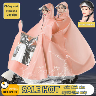 8XL Áo Mưa Che Toàn Thân Imperial Nook Đi Xe Máy Chất Vải Dày Dặn Chống Thấm Nước Mặt Nạ Tháo Rời Tiện Lợi Cho 1-2 Người