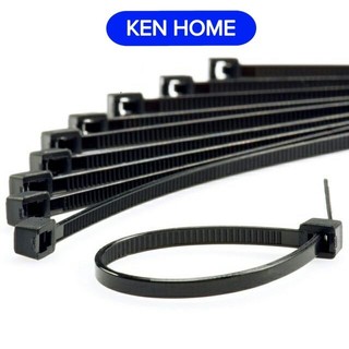 1 gói dây rút nhựa đen ken home