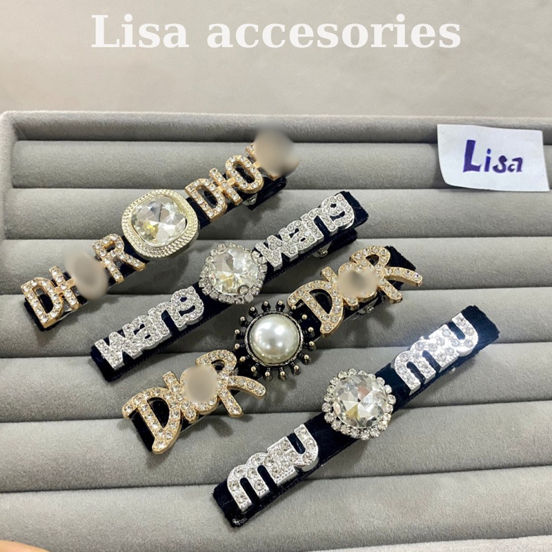 Kẹp tóc mái đính đá, kẹp tóc mái thương hiệu, kẹp tóc mái cao cấp( video ảnh thật shop chụp ) 13A