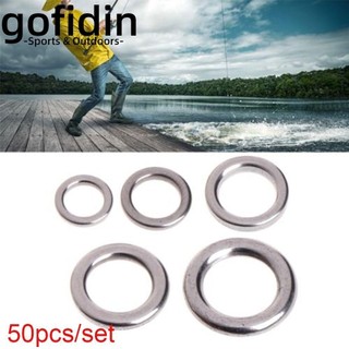gofidin 50 vòng inox nối dây câu cá chuyên nghiệp với nhiều cỡ tùy chọn XS/ S/ M/ L/ XL