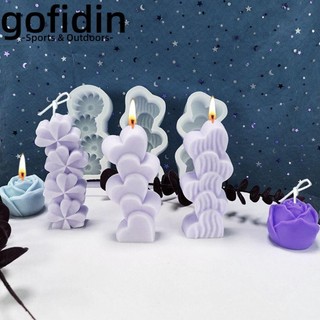 Gofidin Dinner Silicone Mould Chocolate Cake Soap Mold Candle Molds Party Wedding Candle Making Heart Shape Handmade Scented Candles Valentines Day Candle Molds