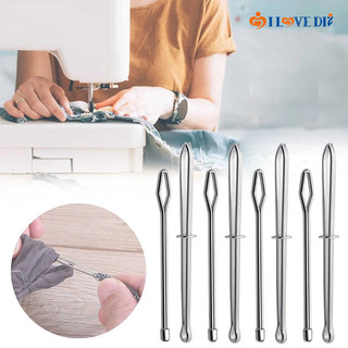 Dễ dàng kéo Bodkin Dây rút Threader Nhíp Kim loại Bodkin Ruy băng Dụng cụ dệt DIY Dây đàn hồi Threader Phụ kiện may vá