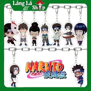 Móc khoá Mica anime Naruto (Loại 2 - Nhân vật phụ) - Nhựa Cứng Acrylic In 2 mặt sắc nét ( ảnh thật )