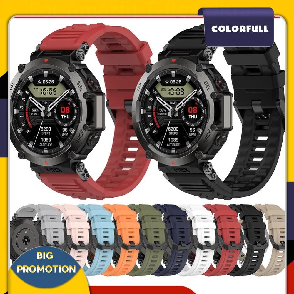 [Colorfull01.vn] Dây đeo đồng hồ silicon có thể điều chỉnh Dây đeo đồng hồ thích hợp cho Amazfit T-Rex Ultra