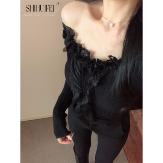 SHIHUIFEI áo phông áo thun nữ croptop baby tee Fashion Phong cách Comfortable Trendy WTX24204XX 7Z240217