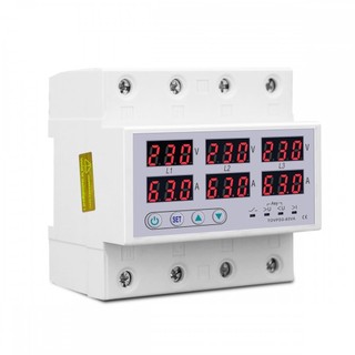 Rơle điện áp ba pha có thể điều chỉnh bảo vệ quá áp 3p ampe kế 100a 380v