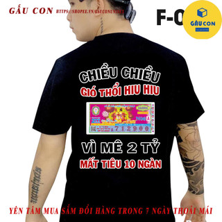 Áo thun in hình - Chiều chi.ề.u gió thổi h.i.u hiu vì mê 2 tỷ mất tiêu 10 ngàn