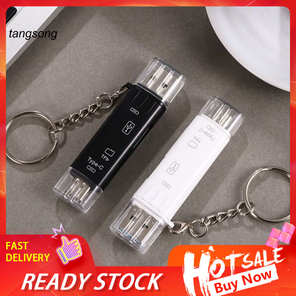 Tang _ Đầu Đọc Thẻ USB Cắm Và Chạy Đa Năng Tốc Độ Cao Chống nhiễu Tín Hiệu Ổn Định Truyền Dữ Liệu Bộ Chuyển Đổi Loại C Micro USB SD Đầu Đọc Thẻ Nhớ Cho Máy Tính