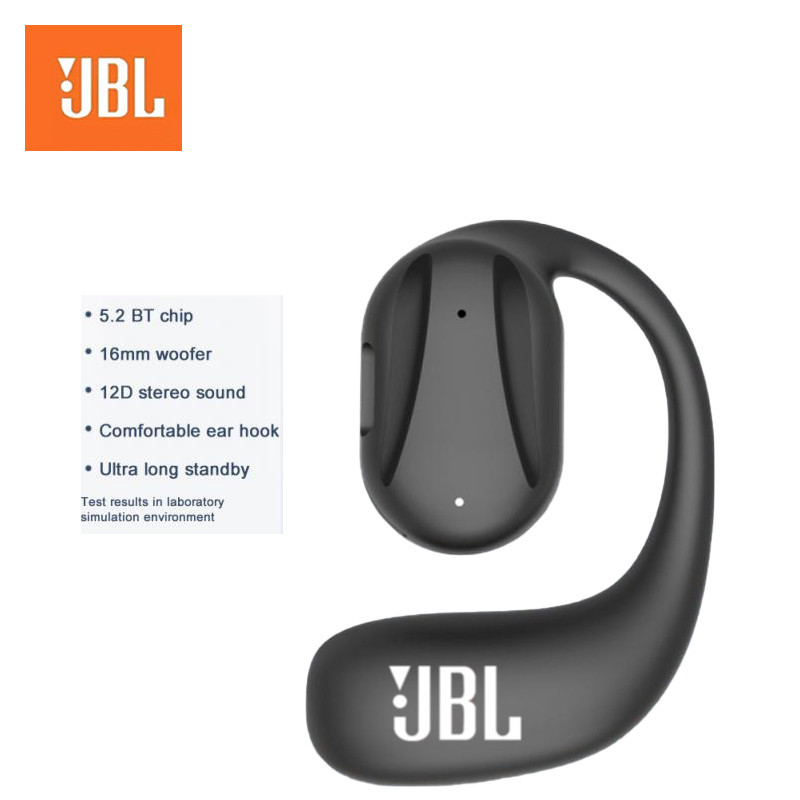 Tai nghe doanh nghiệp JBL Bluetooth không dây 5.2 Tai nghe giảm tiếng ồn Monaural Gọi tuổi thọ pin dài Âm thanh nổi chống nước