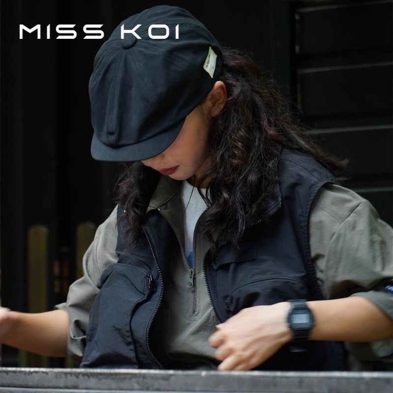 Misskoi  Mũ Beret Phong Cách Retro Nhật Bản Dễ Phối Đồ Cho Nam Và Nữ