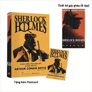 Sách Boxset Sherlock Holmes (Trọn bộ 6 tập) [Tặng 06 Postcard]