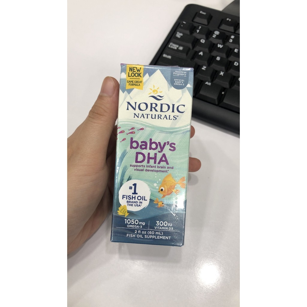 Siro Baby’s DHA Omega-3 With Vitamin D3 Nordic Naturals (Chai 60ml)